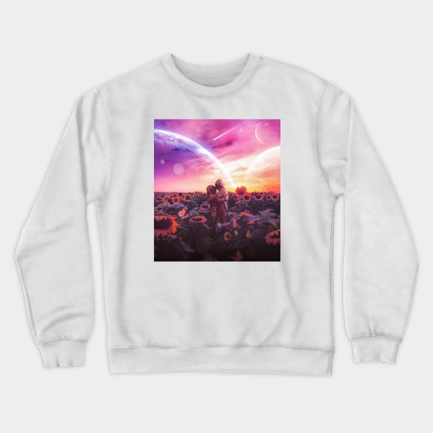 Cosmic Love Crewneck Sweatshirt by Cevenova